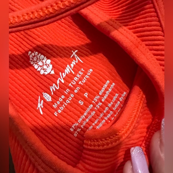 Free People Movement Free Throw Crop Bra Top Size Small New - Picture 8 of 11